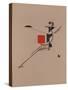 The New. Figurine for the Opera Victory over the Sun by A. Kruchenykh, 1920-1921-El Lissitzky-Stretched Canvas