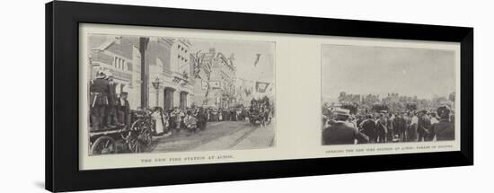 The New Fire Station at Acton-null-Framed Giclee Print