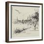 The New Footbridge at Richmond-null-Framed Giclee Print