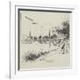 The New Footbridge at Richmond-null-Framed Giclee Print