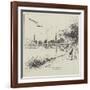 The New Footbridge at Richmond-null-Framed Giclee Print