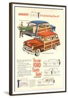 The New Ford Country Squire-null-Framed Premium Giclee Print