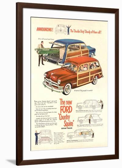 The New Ford Country Squire-null-Framed Premium Giclee Print