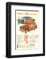 The New Ford Country Squire-null-Framed Art Print