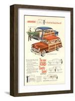 The New Ford Country Squire-null-Framed Art Print