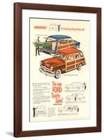 The New Ford Country Squire-null-Framed Art Print