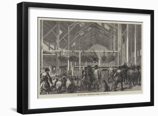 The New Foreign Cattle Market, Deptford, the Central Shed-null-Framed Giclee Print