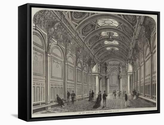 The New Freemasons' Hall, Great Queen-Street-null-Framed Stretched Canvas
