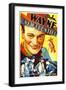 THE NEW FRONTIER (aka FRONTIER HORIZON), John Wayne, movie poster art, 1935.-null-Framed Art Print