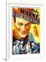 THE NEW FRONTIER (aka FRONTIER HORIZON), John Wayne, movie poster art, 1935.-null-Framed Art Print