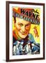 THE NEW FRONTIER (aka FRONTIER HORIZON), John Wayne, movie poster art, 1935.-null-Framed Art Print