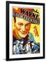 THE NEW FRONTIER (aka FRONTIER HORIZON), John Wayne, movie poster art, 1935.-null-Framed Art Print