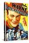 THE NEW FRONTIER (aka FRONTIER HORIZON), John Wayne, movie poster art, 1935.-null-Stretched Canvas