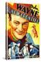 THE NEW FRONTIER (aka FRONTIER HORIZON), John Wayne, movie poster art, 1935.-null-Stretched Canvas