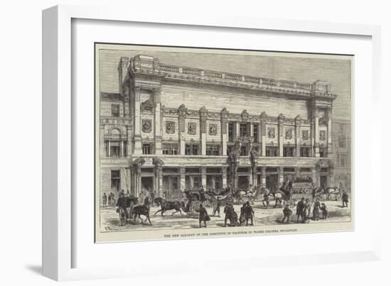 The New Gallery of the Institute of Painters in Water Colours, Piccadilly-Frank Watkins-Framed Giclee Print