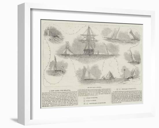 The New Game of Regatta-null-Framed Giclee Print