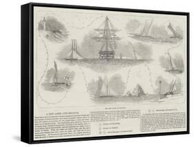 The New Game of Regatta-null-Framed Stretched Canvas
