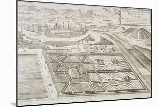 The New Gardens at Cremsier, the Residence of the Prince-Bishop, Published C.1700-Georg Matthaus Vischer-Mounted Giclee Print