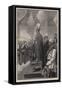 The New German Emperor Opening the Reichstag, Berlin-null-Framed Stretched Canvas