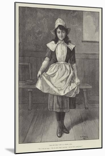 The New Girl-George Adolphus Storey-Mounted Giclee Print