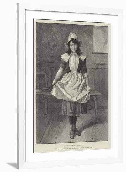 The New Girl-George Adolphus Storey-Framed Giclee Print