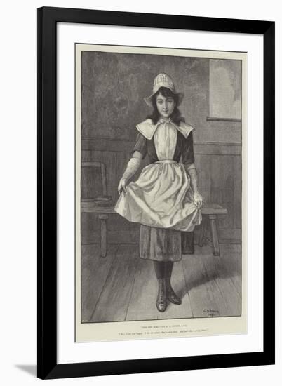 The New Girl-George Adolphus Storey-Framed Giclee Print