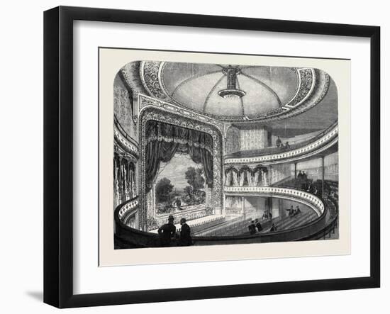 The New Globe Theatre Strand London Uk 1869-null-Framed Giclee Print