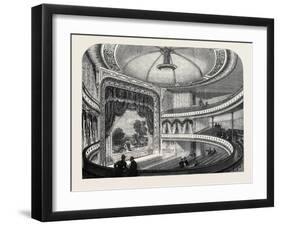 The New Globe Theatre Strand London Uk 1869-null-Framed Giclee Print