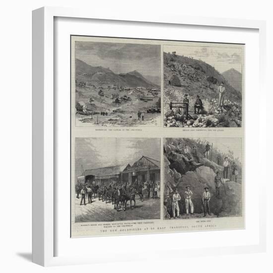 The New Goldfields at De Kaap Transvaal, South Africa-null-Framed Giclee Print