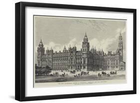 The New Government Offices at Whitehall, Admiralty and War Department-Frank Watkins-Framed Giclee Print