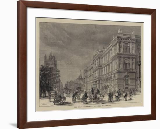 The New Government Offices, Whitehall-null-Framed Giclee Print