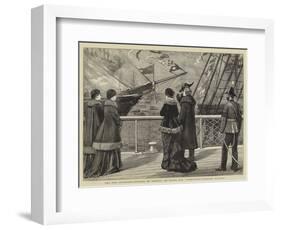 The New Governor-General of Canada, on Board the Sarmatian, Nearing Halifax-Joseph Nash-Framed Giclee Print