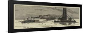 The New Grain Elevator, International, Being Towed across the North Sea to Antwerp-null-Framed Giclee Print