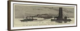 The New Grain Elevator, International, Being Towed across the North Sea to Antwerp-null-Framed Premium Giclee Print