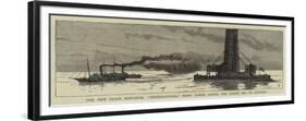 The New Grain Elevator, International, Being Towed across the North Sea to Antwerp-null-Framed Premium Giclee Print