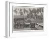 The New Graving Dock at Colombo, Cutting the First Turf-null-Framed Giclee Print