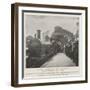 The New Great Western Railway Service from Penzance, the Mayoress Starting the First Train-null-Framed Giclee Print