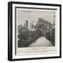 The New Great Western Railway Service from Penzance, the Mayoress Starting the First Train-null-Framed Giclee Print