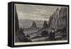 The New Greek Frontier, the Rocks and Convents of Meteora, Thessaly-null-Framed Stretched Canvas