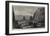 The New Greek Frontier, the Rocks and Convents of Meteora, Thessaly-null-Framed Giclee Print