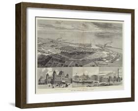 The New Harbour and Docks at Calais-null-Framed Giclee Print