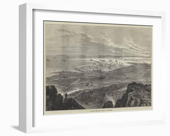The New Harbour of Refuge at Holyhead-William Henry Pike-Framed Giclee Print