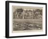 The New Harbour Works at Madras-null-Framed Giclee Print