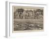 The New Harbour Works at Madras-null-Framed Giclee Print
