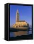 The New Hassan II Mosque, Casablanca, Morocco, North Africa, Africa-Bruno Morandi-Framed Stretched Canvas
