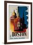 The New Haven Railroad Advertising Travel Poster, Boston-David Pollack-Framed Photographic Print