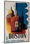 The New Haven Railroad Advertising Travel Poster, Boston-David Pollack-Mounted Photographic Print