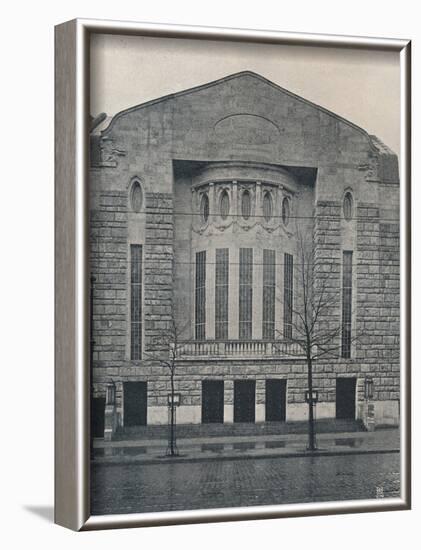 'The New Hebbel Theatre, Berlin', c1908-Unknown-Framed Photographic Print