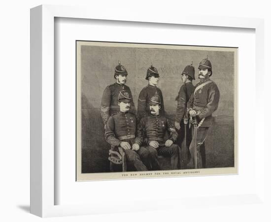 The New Helmet for the Royal Artillery-null-Framed Giclee Print