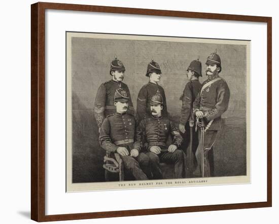 The New Helmet for the Royal Artillery-null-Framed Giclee Print